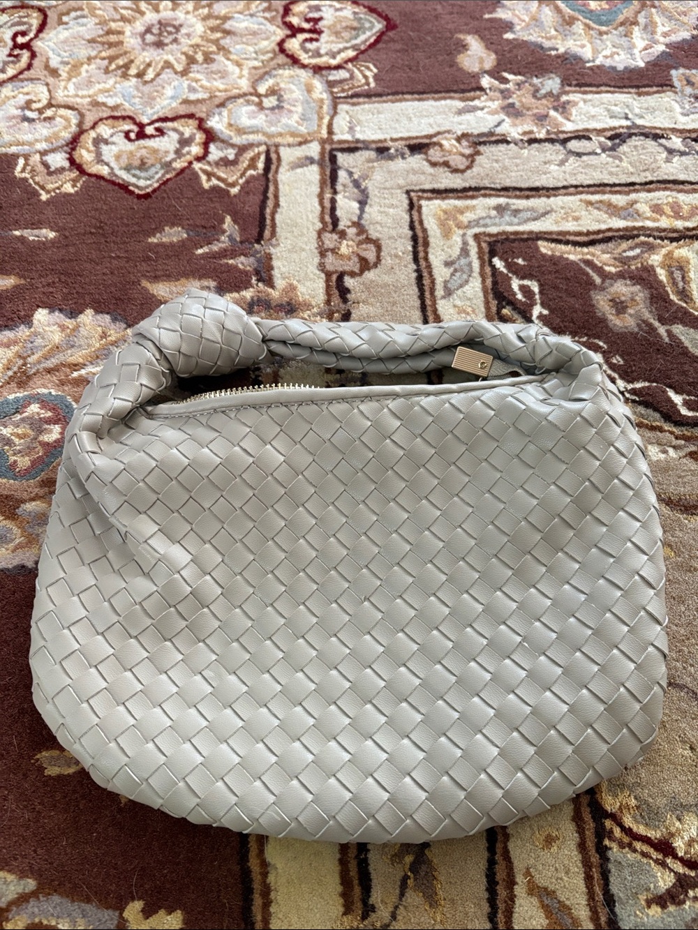 Melie Bianco Hobo Shoulder Bag in Light Gray NWOT